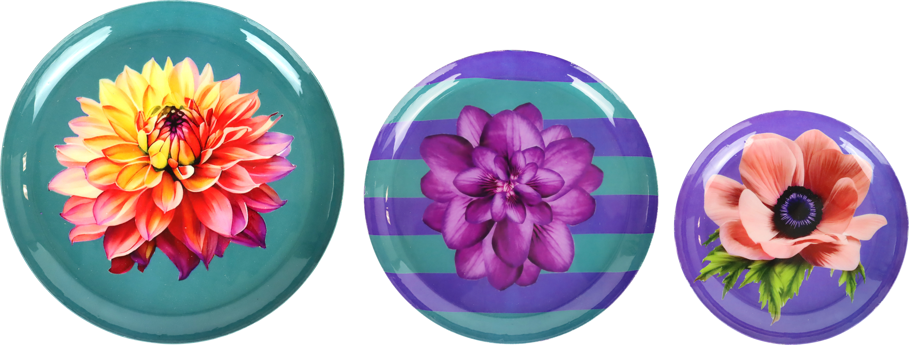 TABLETTSCHALEN BLOSSOM  S/3