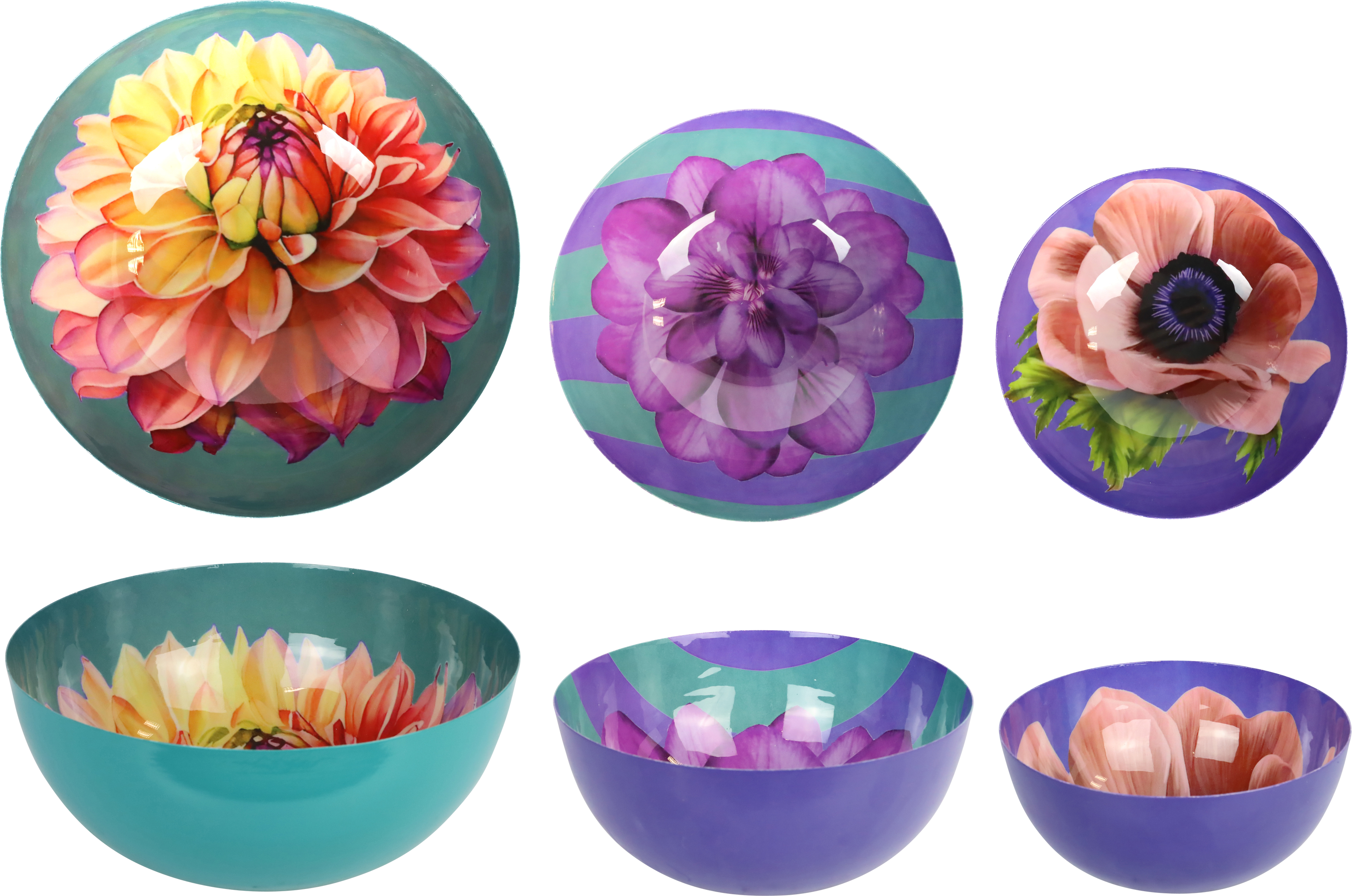 SCHALEN BLOSSOM  S/3