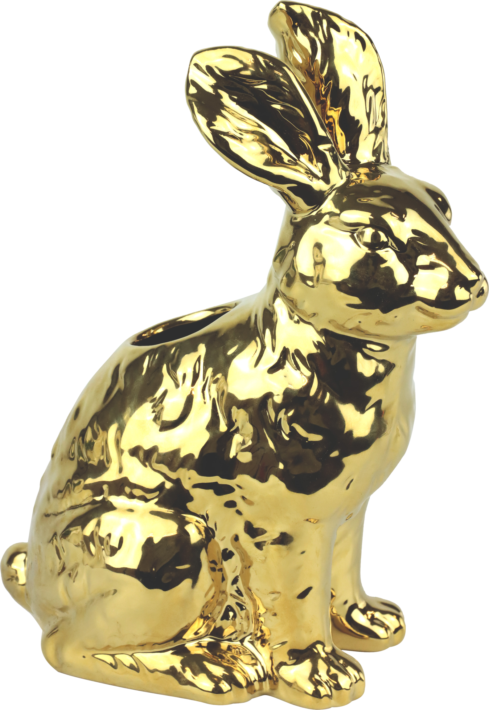 VASE GOLDEN RABBIT
