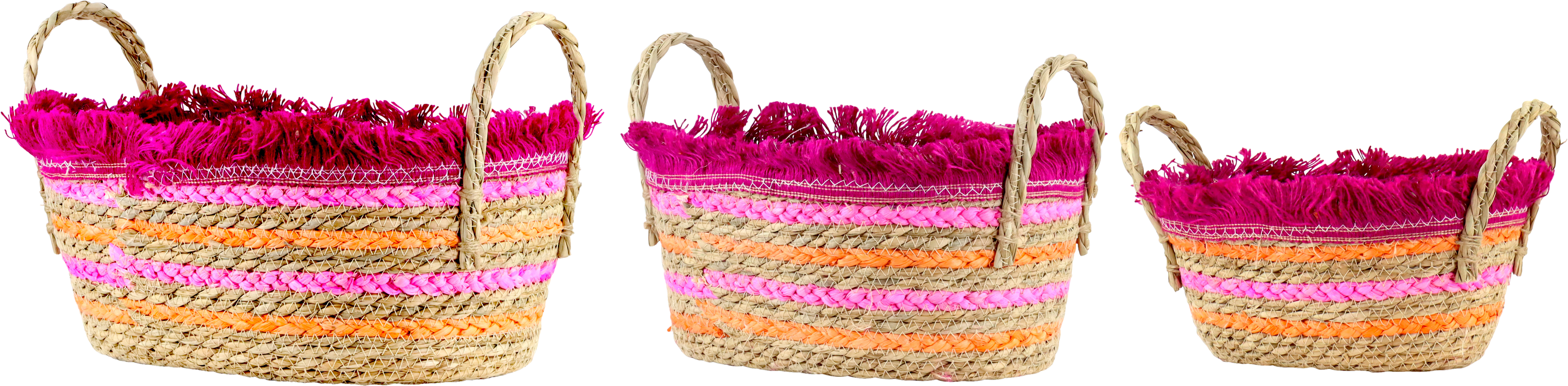 OVALKÖRBE ZAHARA STRIPES  S/3