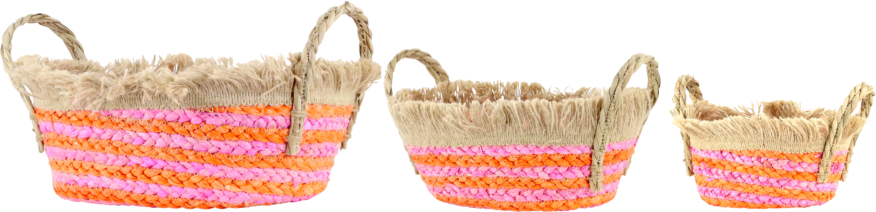 OVALKÖRBE ZAHARA STRIPES  S/3