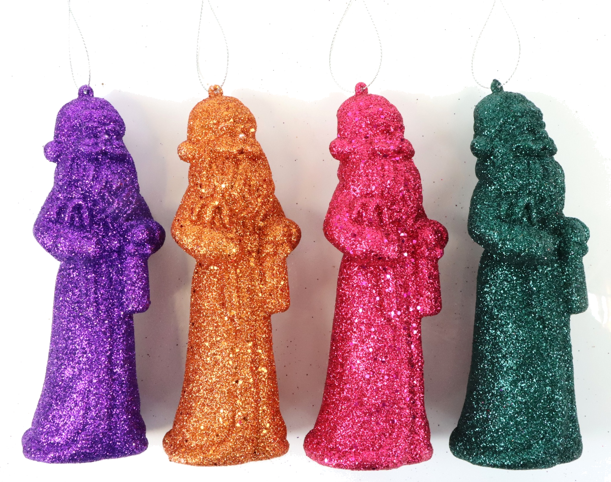 WEIHNACHTSMÄNNER SPARKLE GLOW  S/4