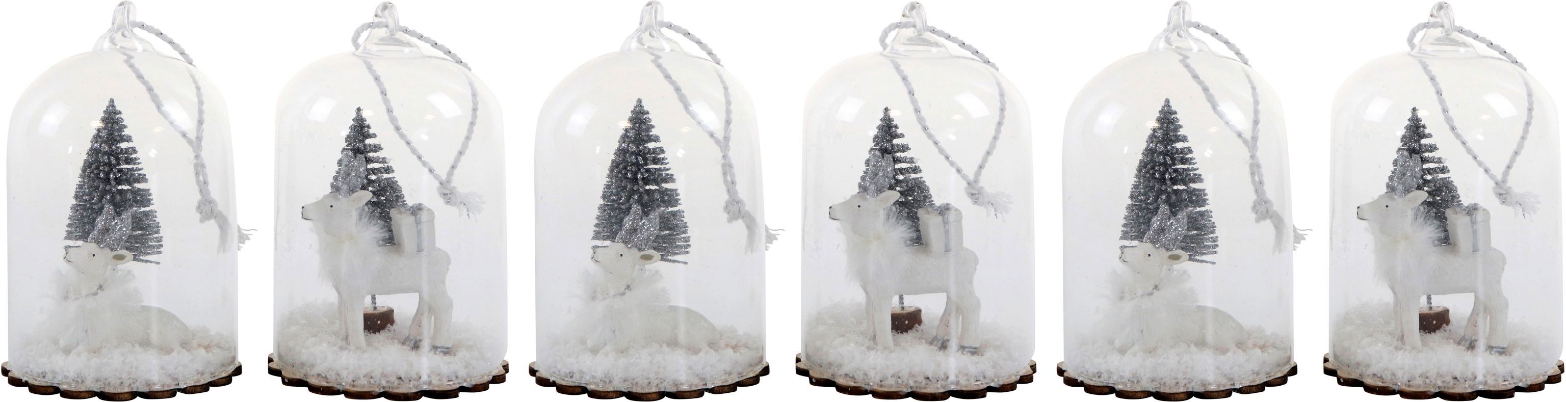 GLASGLOCKEN RENTIER  S/6