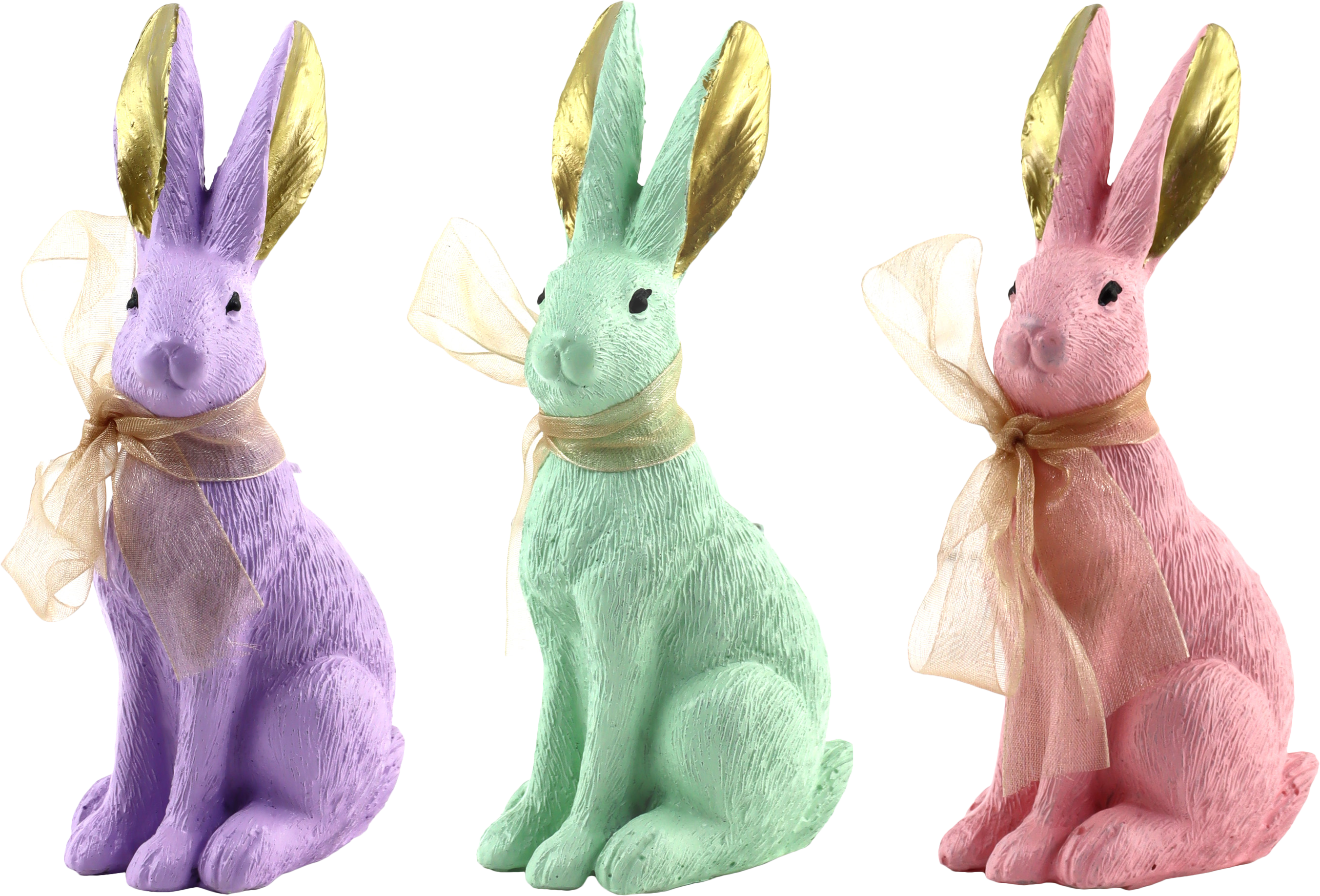 HASENTRIO PASTEL BUNNIES  S/3