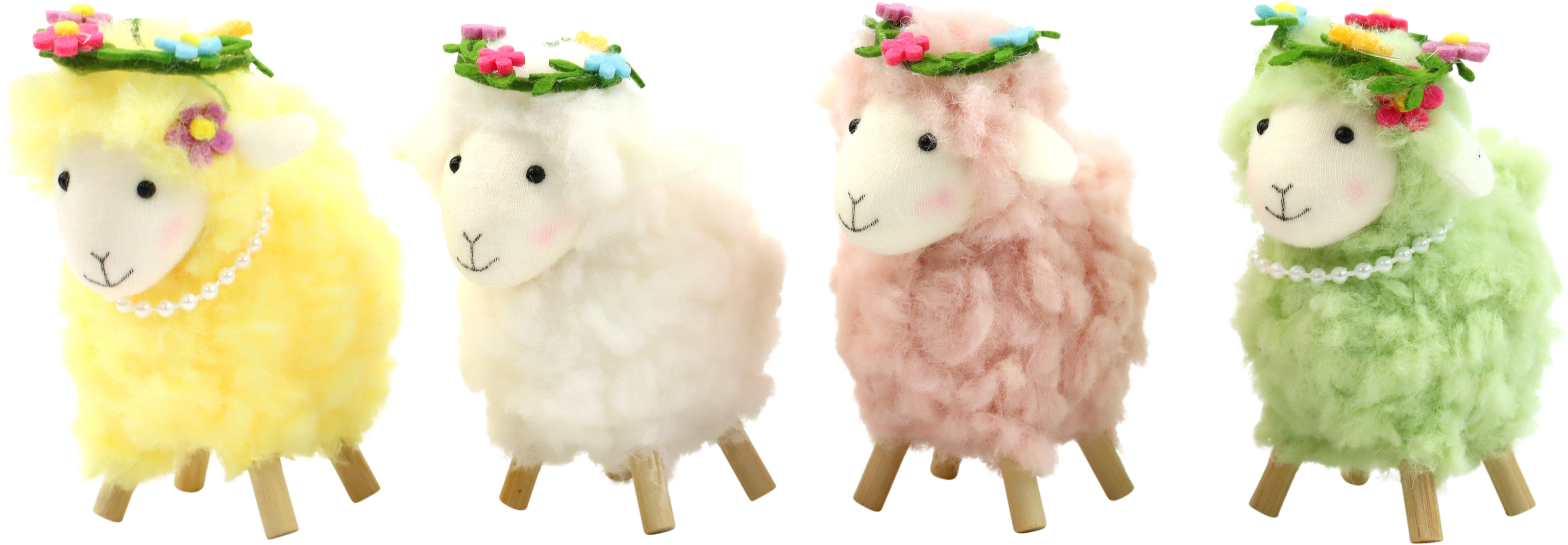 BLUMENSCHAFE WOOLLY BLOOM  S/4