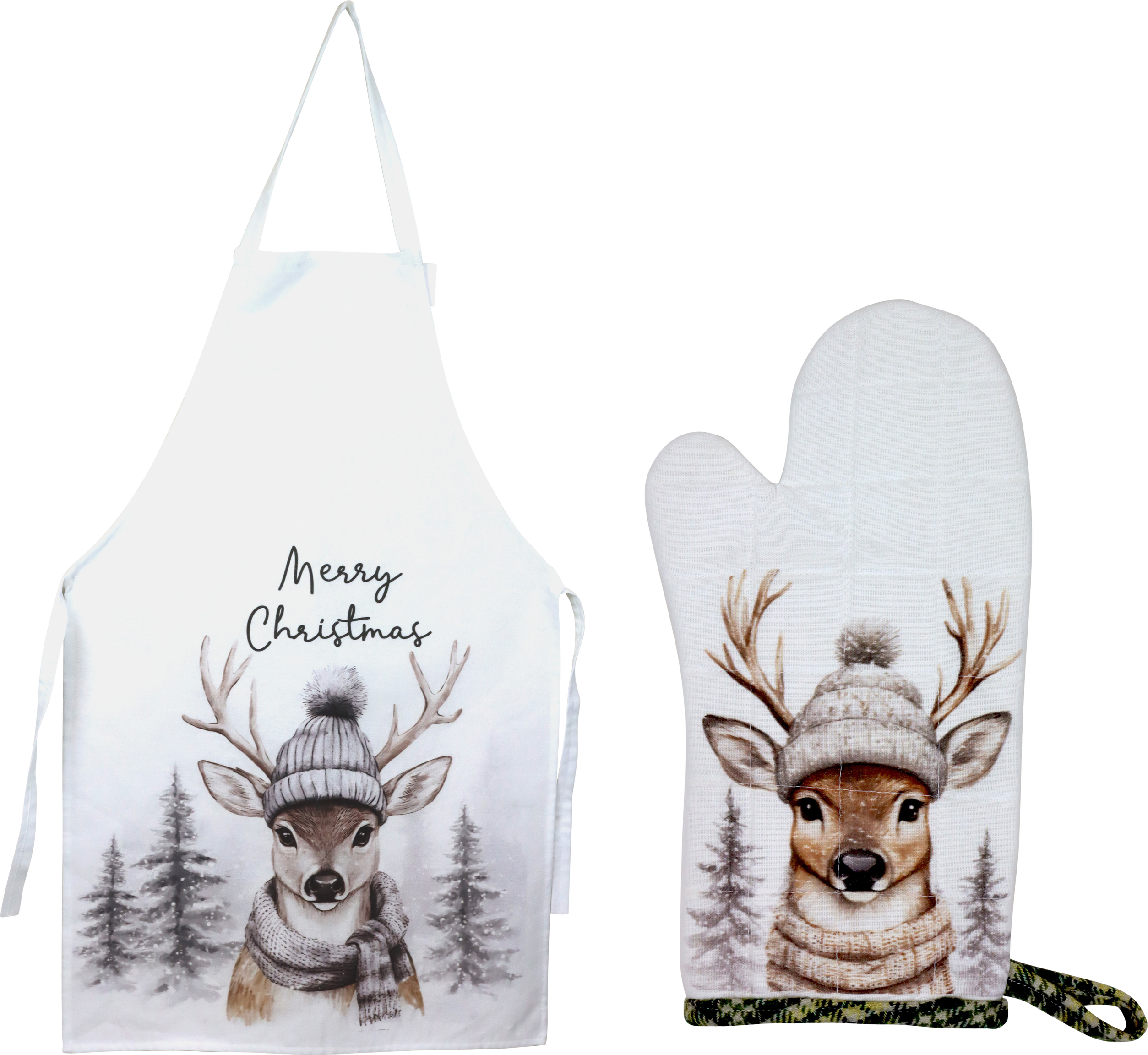 SCHÜRZE&TOPFHALTER HIRSCH  S/2