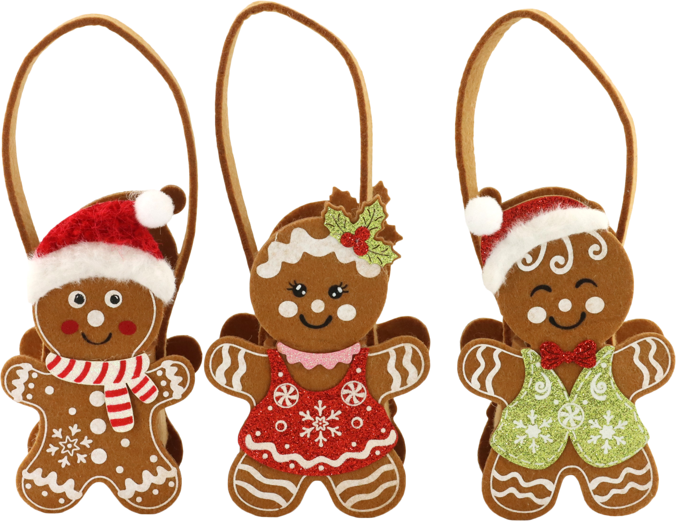 FILZTASCHEN GINGERMEN  S/3