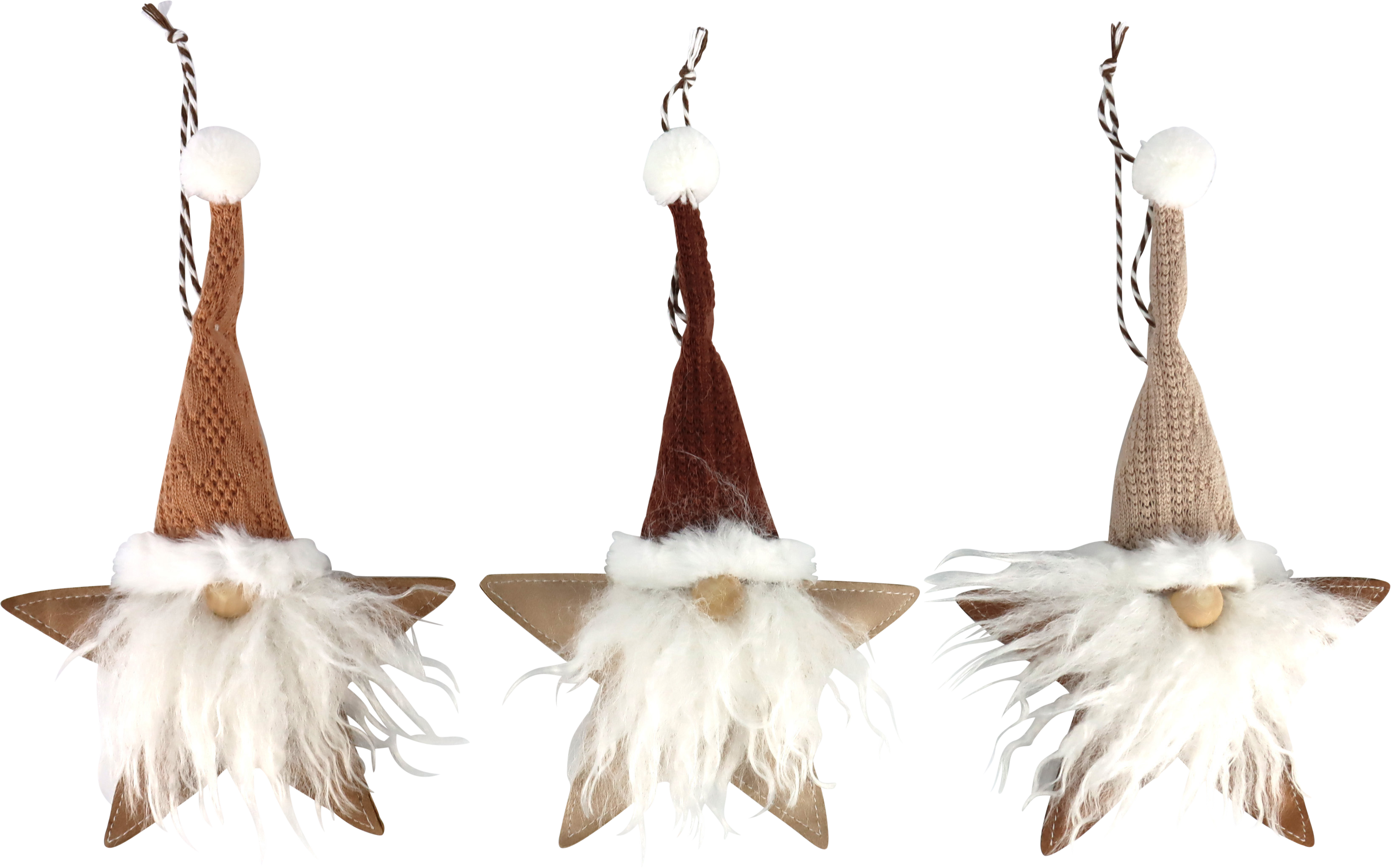 SANTAHÄNGER NORDIC NOËL  S/3