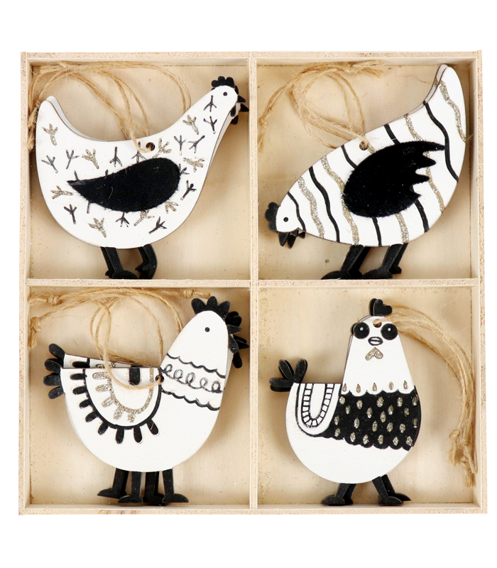HOLZHÄNGER IN BOX CHICKEN  S/12